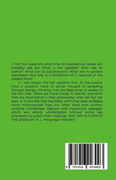 Produktbild: The Kabbalah Unveiled