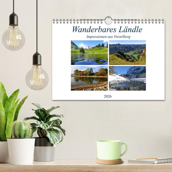 Produktbild: Wanderbares L&auml;ndle - Impressionen aus Vorarlberg (Wandkalender 2026 DIN A4 quer), CALVENDO Monatskalender