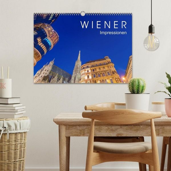 Produktbild: W I E N E R Impressionen (Wandkalender 2026 DIN A3 quer), CALVENDO Monatskalender