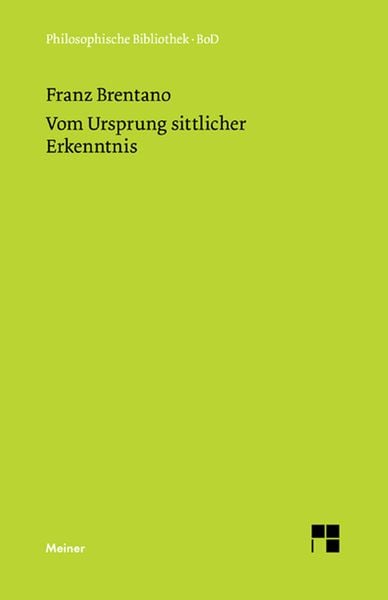 Produktbild: Vom Ursprung sittlicher Erkenntnis