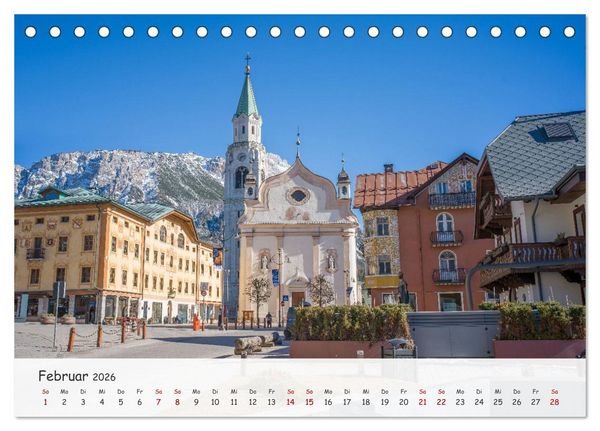 Produktbild: Italien - zwischen Dolomiten und Amalfik&uuml;ste (Tischkalender 2026 DIN A5 quer), CALVENDO Monatskalender