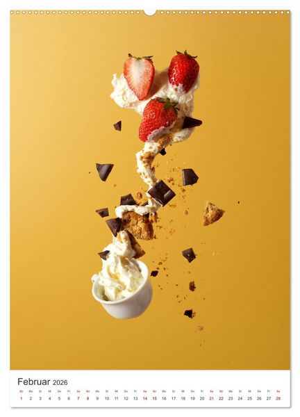 Produktbild: Leckeres Eis - Dieser Art l&auml;sst Herzen schmelzen. (hochwertiger Premium Wandkalender 2026 DIN A2 hoch), Kunstdruck in Hochglanz
