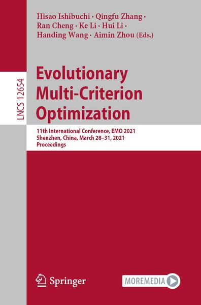 Produktbild: Evolutionary Multi-Criterion Optimization