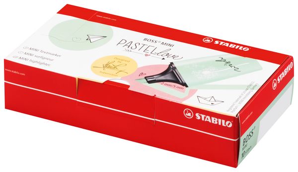 Produktbild: STABILO Textmarker BOSS MINI Pastellove