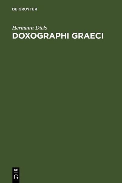 Produktbild: Doxographi Graeci