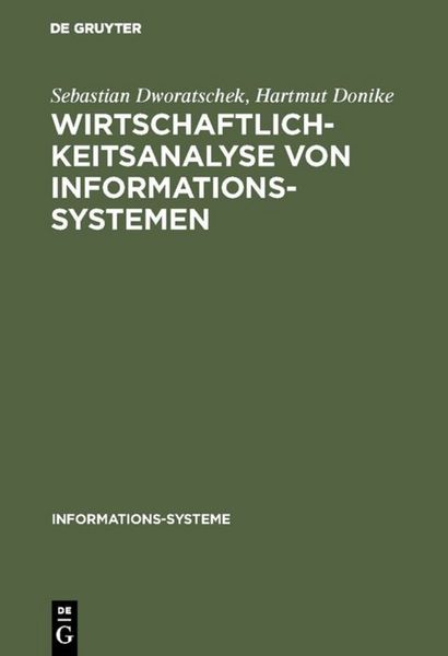 Produktbild: Wirtschaftlichkeitsanalyse von Informationssystemen