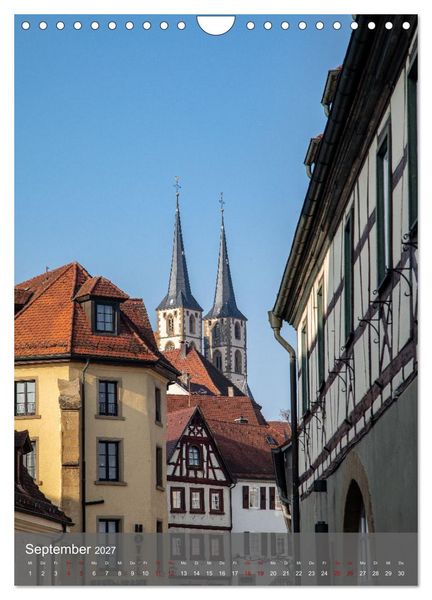 Produktbild: Deutschlands sch&ouml;nste Altstadt - Bad Wimpfen (Wandkalender 2027 DIN A4 hoch), CALVENDO Monatskalender