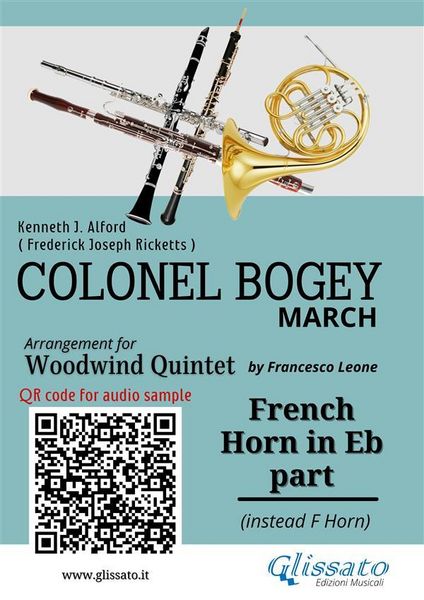 Produktbild: French Horn in Eb part of "Colonel Bogey" for Woodwind Quintet