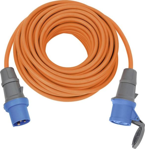 Brennenstuhl 1167650625 Strom Camping-CEE-Verlängerungskabel 16 A Orange 25.00 m H07RN-F 3G 2,5 mm²
