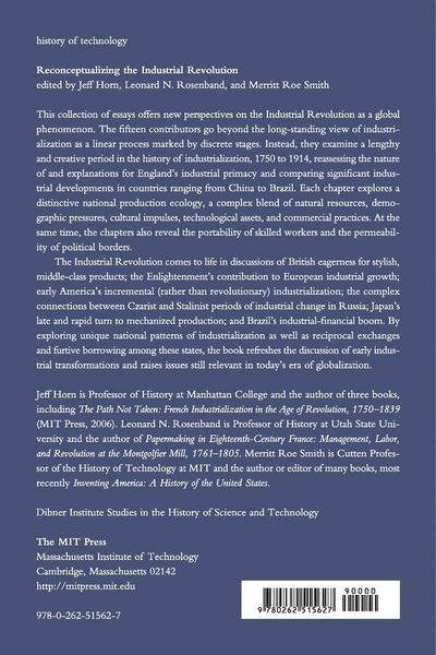 Produktbild: Reconceptualizing the Industrial Revolution