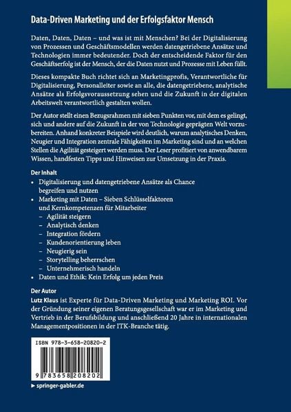 Produktbild: Data-Driven Marketing und der Erfolgsfaktor Mensch