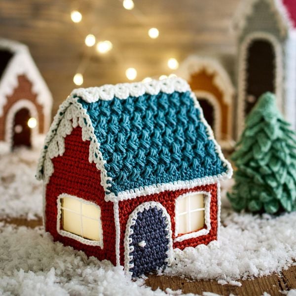 Produktbild: Mein geh&auml;keltes Weihnachtsdorf - Adventskalenderbuch