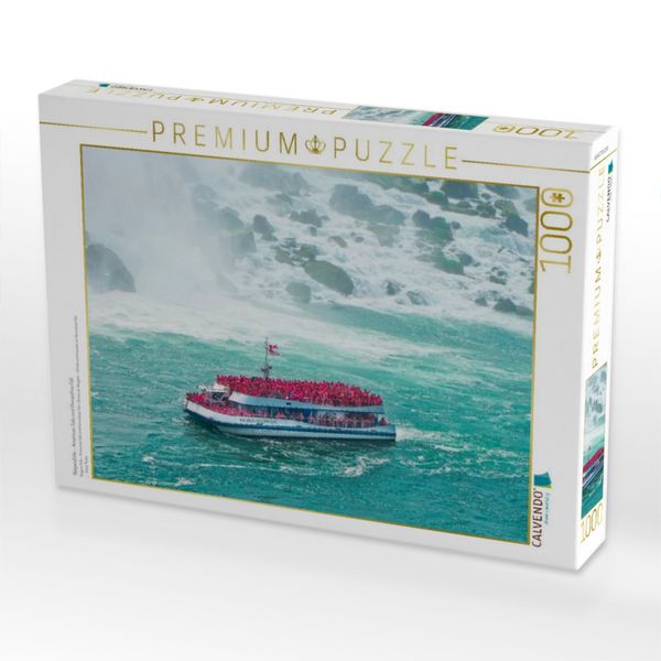 Produktbild: CALVENDO Puzzle Niagaraf&auml;lle - American Falls und Horseshoe Fall | 1000 Teile Lege-Gr&ouml;&szlig;e 64x48cm Foto-Puzzle f&uuml;r gl&uuml;ckliche Stunden