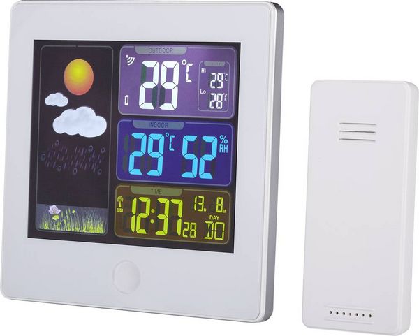 Produktbild: TFA Dostmann SUN 35.1133.02 Funk-Wetterstation Vorhersage f&uuml;r 12 bis 24 Stunden Anzahl Sensoren max. 1