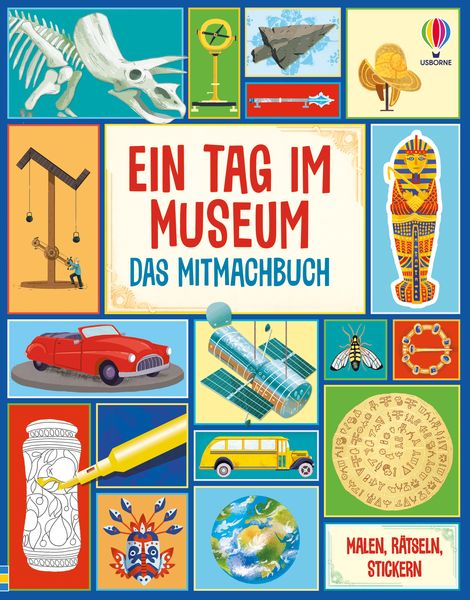 Ein Tag im Museum – Das Mitmachbuch, Taschenbuch von Rosie Hore , Lara Bryan , Rebecca Lumley, Usborne, 9781789418019