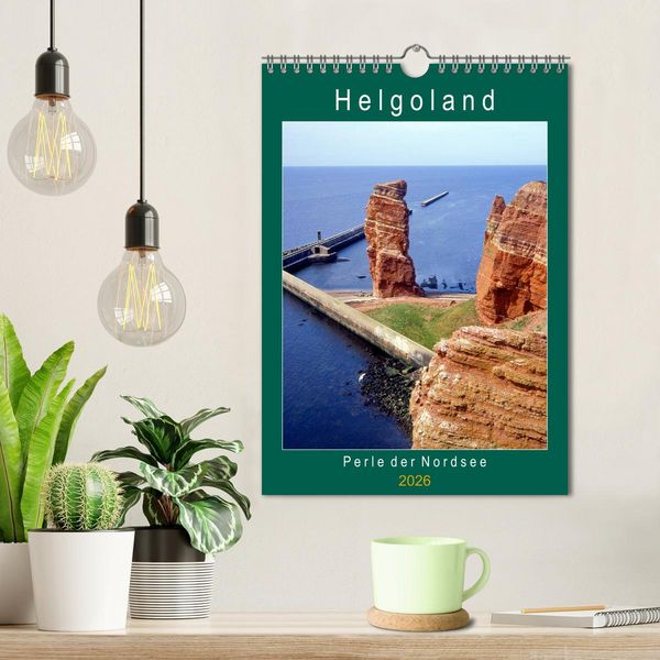 Produktbild: Helgoland, Perle der Nordsee (Wandkalender 2026 DIN A4 hoch), CALVENDO Monatskalender