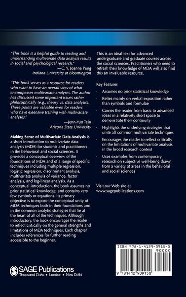Produktbild: Making Sense of Multivariate Data Analysis