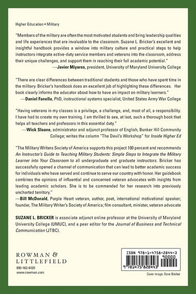 Produktbild: Instructor's Guide to Teaching Military Students