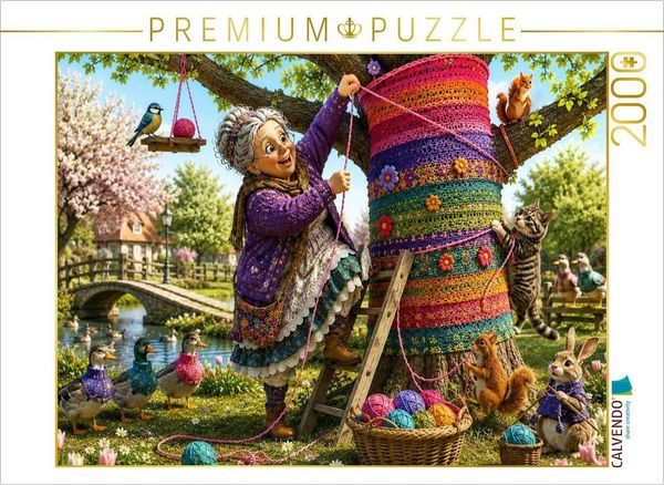 CALVENDO Puzzle Warm bis in die Rinde | 2000 Teile Lege-Größe 90 × 67 cm Foto-Puzzle für glückliche Stunden