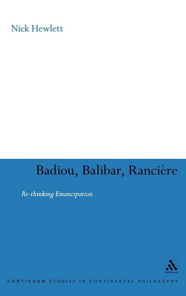 Produktbild: Badiou, Balibar, Ranciere
