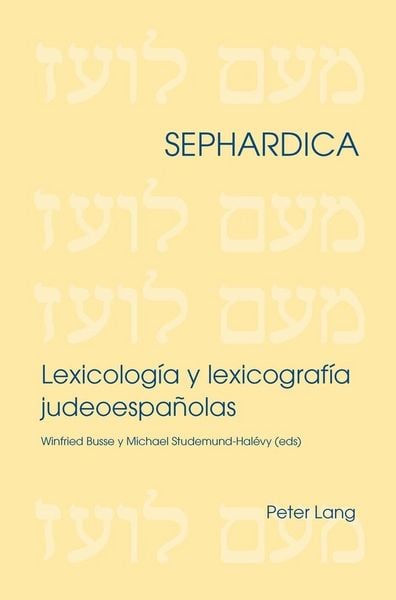 Produktbild: Lexicolog&iacute;a y lexicograf&iacute;a judeoespa&ntilde;olas