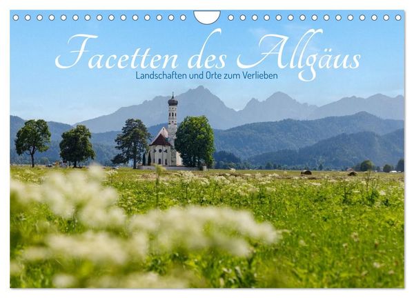 Produktbild: Facetten des Allg&auml;us. Landschaften und Orte zum Verlieben (Wandkalender 2027 DIN A4 quer), CALVENDO Monatskalender