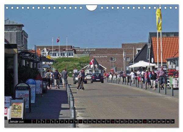Produktbild: J&uuml;tland in D&auml;nemark - Von Henne Strand bis Blavand (Wandkalender 2026 DIN A4 quer), CALVENDO Monatskalender