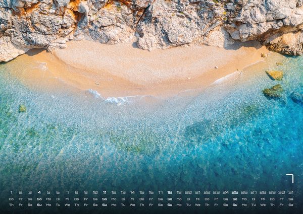 Produktbild: Meer &ndash; Im Rhythmus der Gezeiten! - 2027 - Kalender DIN A2