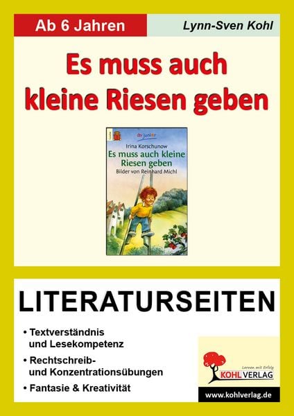 Produktbild: Es muss auch kleine Riesen geben - Literaturseiten