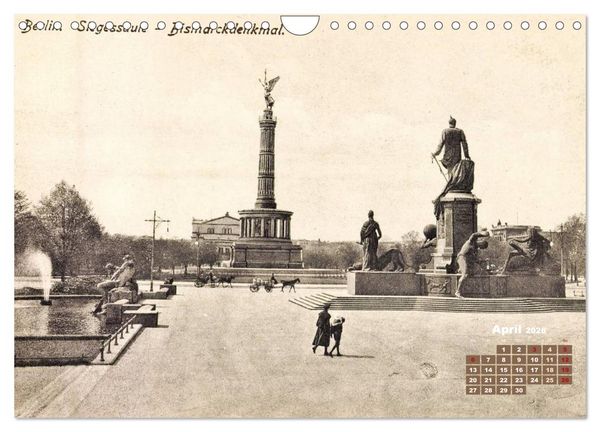Produktbild: Gr&uuml;&szlig;e aus Berlin &ndash; Die Stadt in historischen Ansichten (Wandkalender 2026 DIN A4 quer), CALVENDO Monatskalender