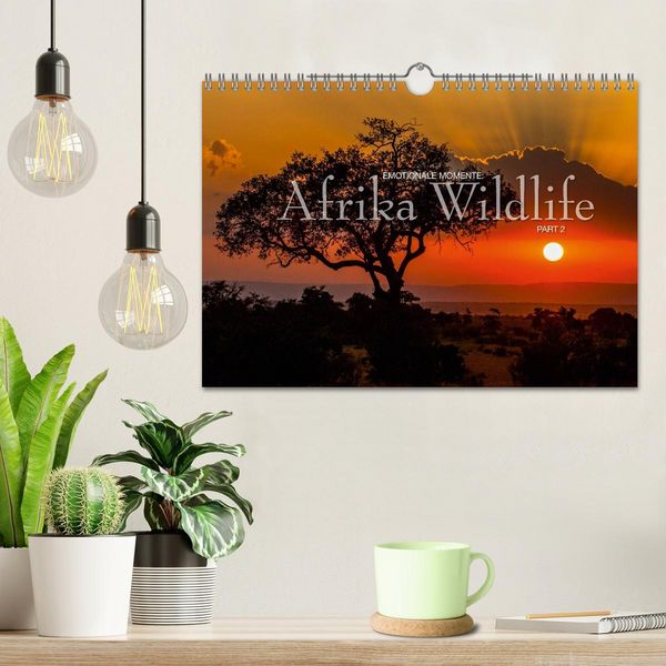 Produktbild: Emotionale Momente: Afrika Wildlife Part 2 / CH-Version (Wandkalender 2026 DIN A4 quer), CALVENDO Monatskalender
