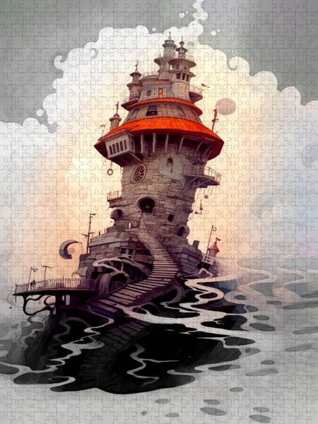 Produktbild: CALVENDO Puzzle H&uuml;ter der See | 1000 Teile Lege-Gr&ouml;&szlig;e 64x48cm Foto-Puzzle f&uuml;r gl&uuml;ckliche Stunden