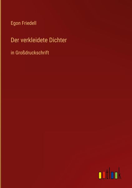 Produktbild: Der verkleidete Dichter