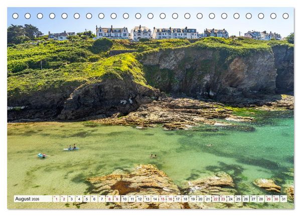 Produktbild: Vereinigtes K&ouml;nigreich - Cornwall (Tischkalender 2026 DIN A5 quer), CALVENDO Monatskalender