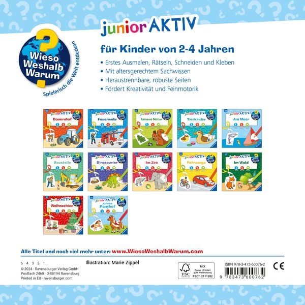 Produktbild: Wieso? Weshalb? Warum? junior AKTIV - Auf dem Ponyhof