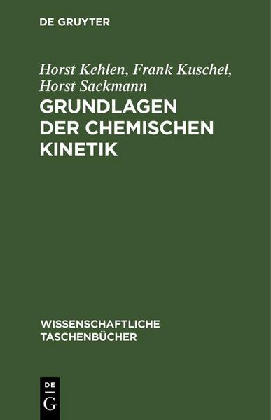 Produktbild: Grundlagen der chemischen Kinetik