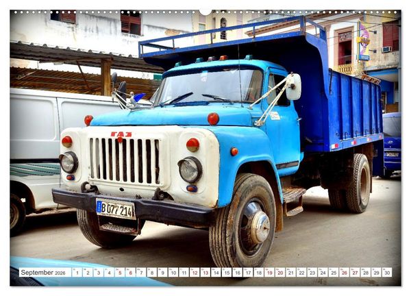 Produktbild: GAZ - LKW-Oldtimer der UdSSR (hochwertiger Premium Wandkalender 2026 DIN A2 quer), Kunstdruck in Hochglanz