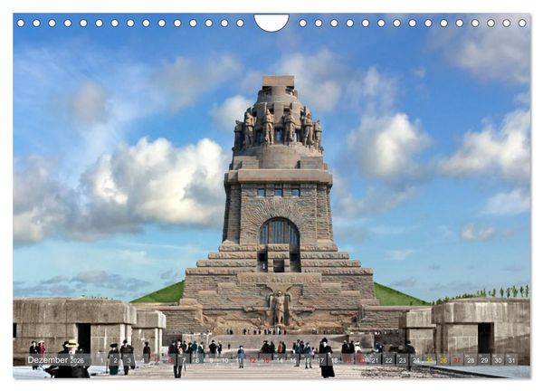 Produktbild: Leipzig zur Kaiserzeit in Farbe (Wandkalender 2026 DIN A4 quer), CALVENDO Monatskalender