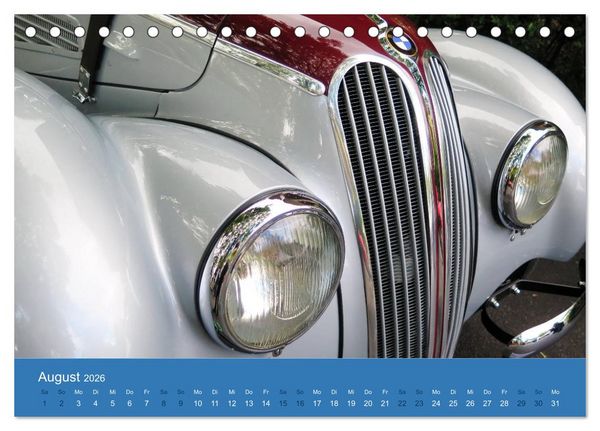 Produktbild: BMW Classics (Tischkalender 2026 DIN A5 quer), CALVENDO Monatskalender