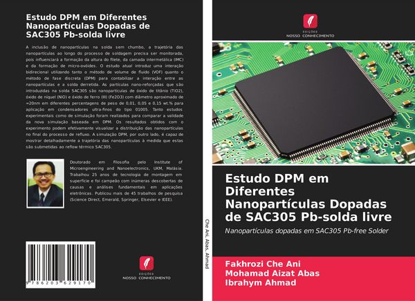 Produktbild: Estudo DPM em Diferentes Nanopart&iacute;culas Dopadas de SAC305 Pb-solda livre