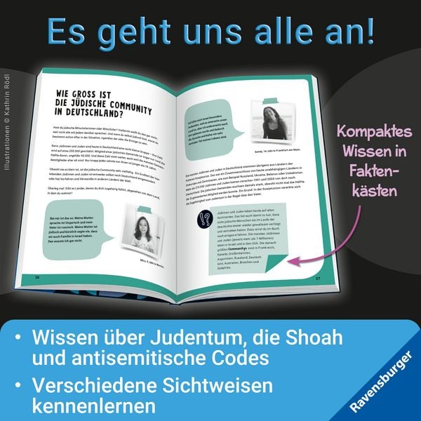 Produktbild: Let's talk about - Antisemitismus. Dein Eintragebuch