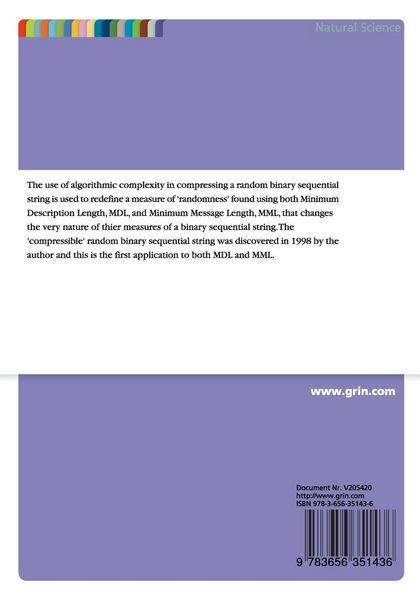 Produktbild: Statistical Physics and the Fundamentals of Minimum Description Length and Minimum Message Length