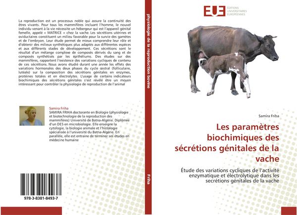 Produktbild: Les param&egrave;tres biochimiques des s&eacute;cr&eacute;tions g&eacute;nitales de la vache