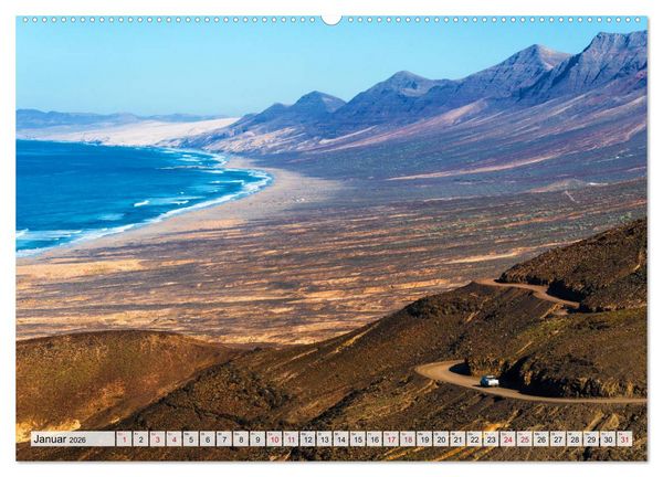 Produktbild: Fuerteventura Sand und bunte Farben (Wandkalender 2026 DIN A2 quer), CALVENDO Monatskalender