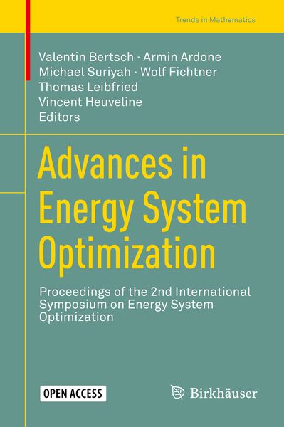 Produktbild: Advances in Energy System Optimization