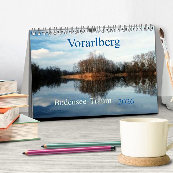 Produktbild: Vorarlberg Bodensee-Traum2026 (Tischkalender 2026 DIN A5 quer), CALVENDO Monatskalender