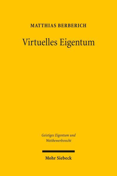 Produktbild: Virtuelles Eigentum