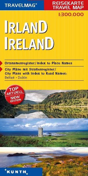 Produktbild: KUNTH Reisekarte Irland 1:300.000