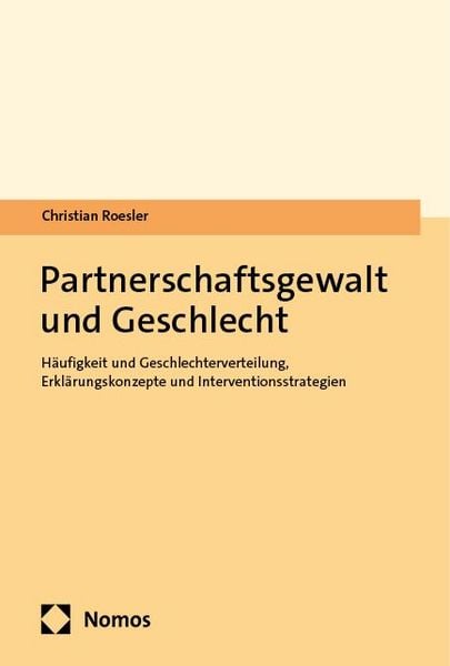 Produktbild: Partnerschaftsgewalt und Geschlecht