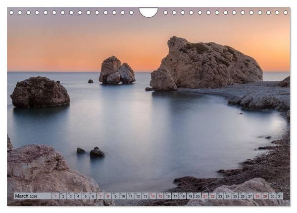 Produktbild: Cyprus, the sunny Mediterranean paradise (Wall Calendar 2026 DIN A4 landscape), CALVENDO 12 Month Wall Calendar
